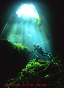 cavern diving playa del carmen